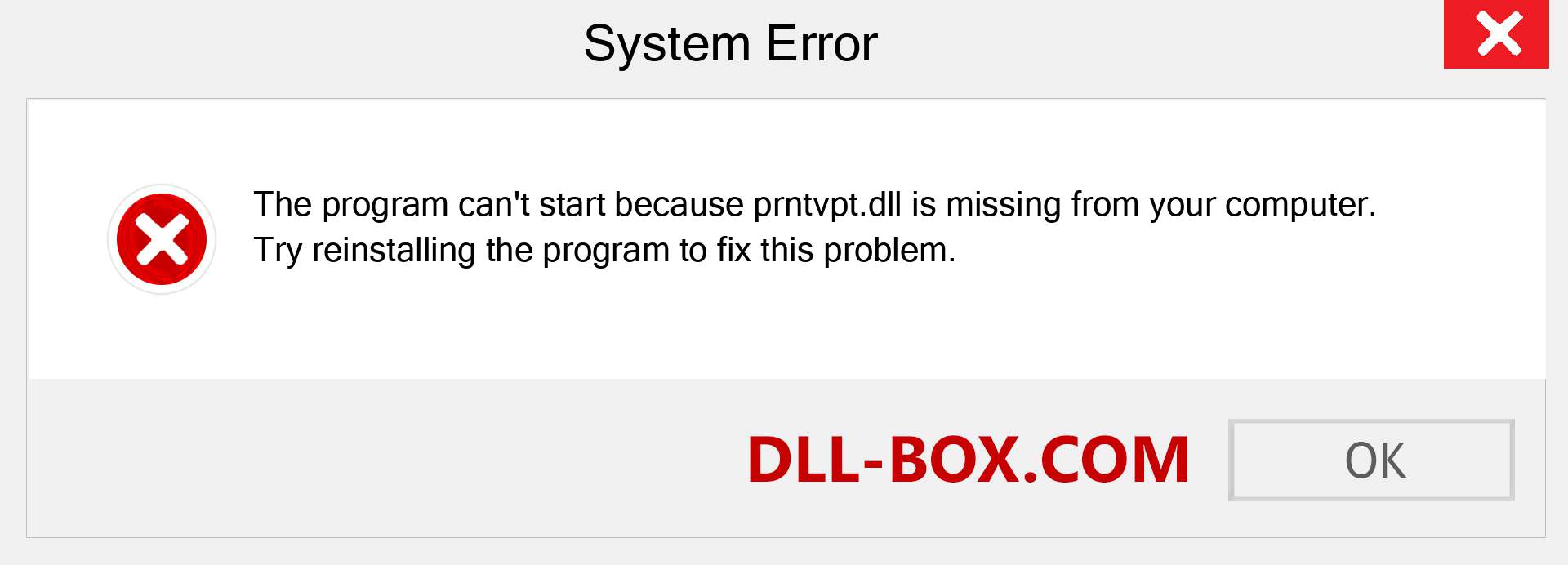 prntvpt.dll file is missing?. Download for Windows 7, 8, 10 - Fix  prntvpt dll Missing Error on Windows, photos, images